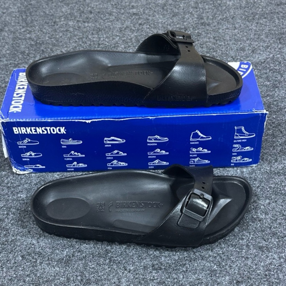 Birkenstock Madrid EVA Sandal Women’s EU 38‎ US 7-7.5 Black NEW